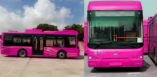 Pink isn’t just a colour, it’s a bus!